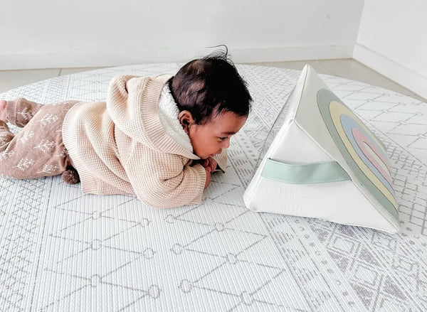 Hate-Tummy-Time-Learn-to-Love-Tummy-Time-with-a-Mirror Grace & Maggie