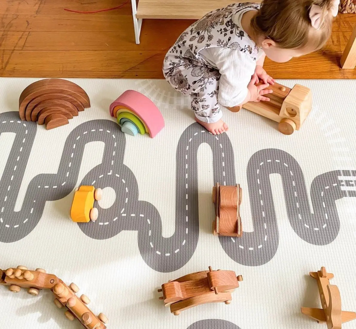 Children's road play mat online