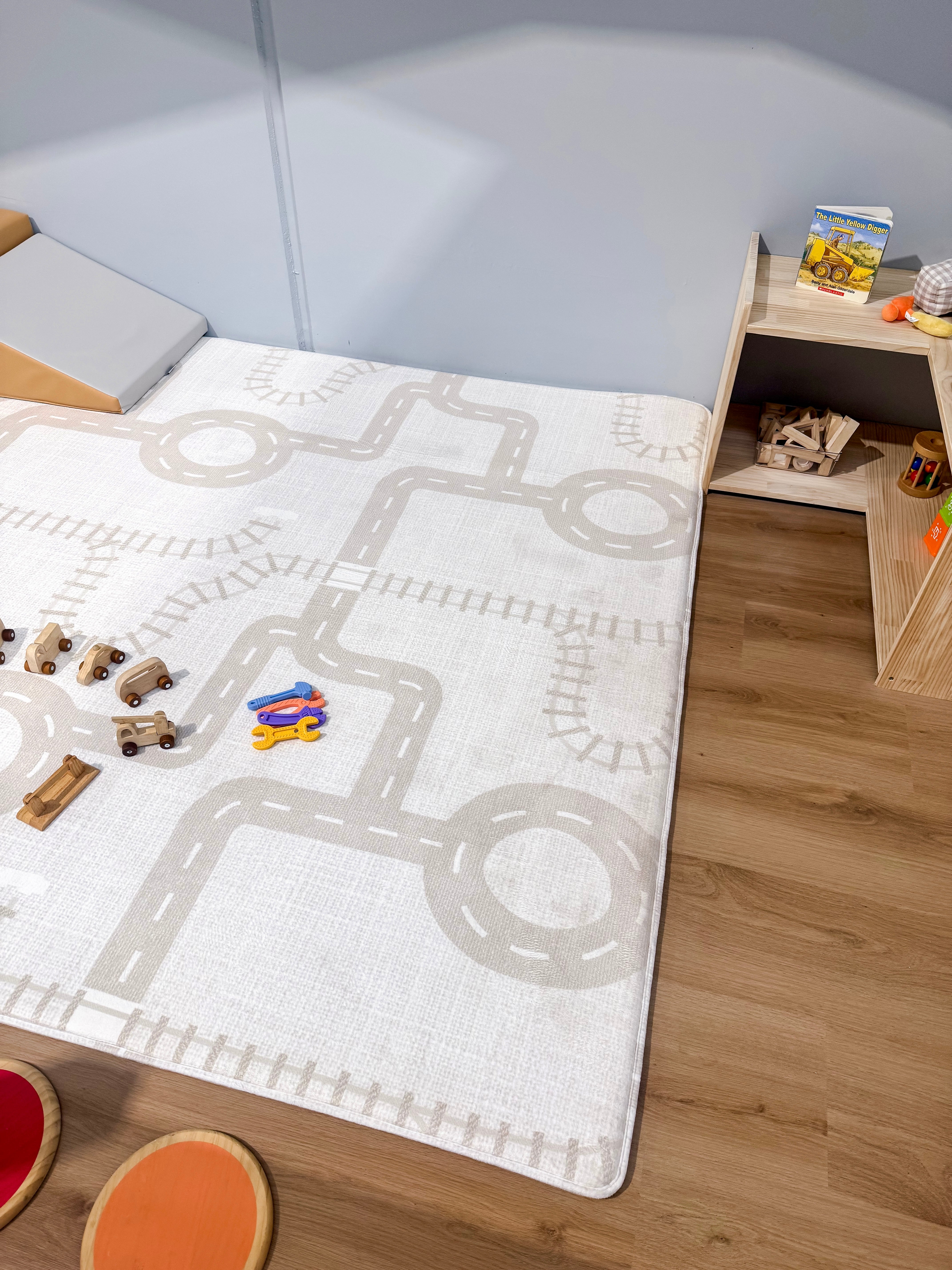 The Streets -Earth Designer Snuggle Rug -Sensory Tatami Mat