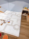 The Streets -Earth Designer Snuggle Rug -Sensory Tatami Mat