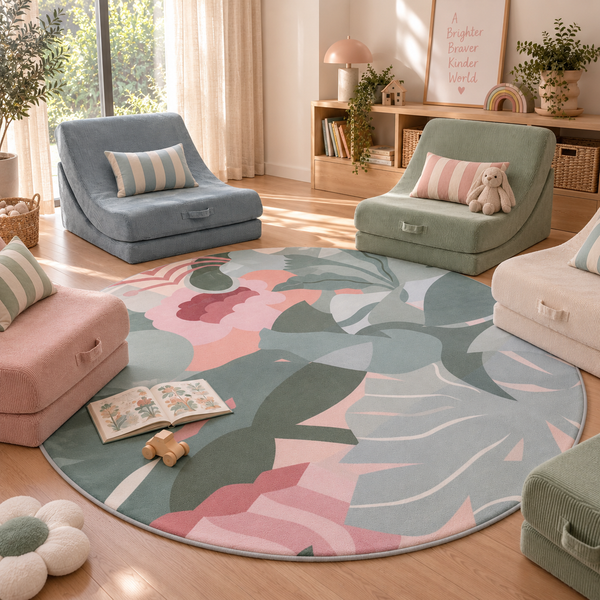 Pastel Dennis - by Studio Dennis Snuggle Rug - Sensory Tatami Safety Mat