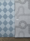 New! Checkmate Denim (Blue) / The Streets Large Padded Playmat