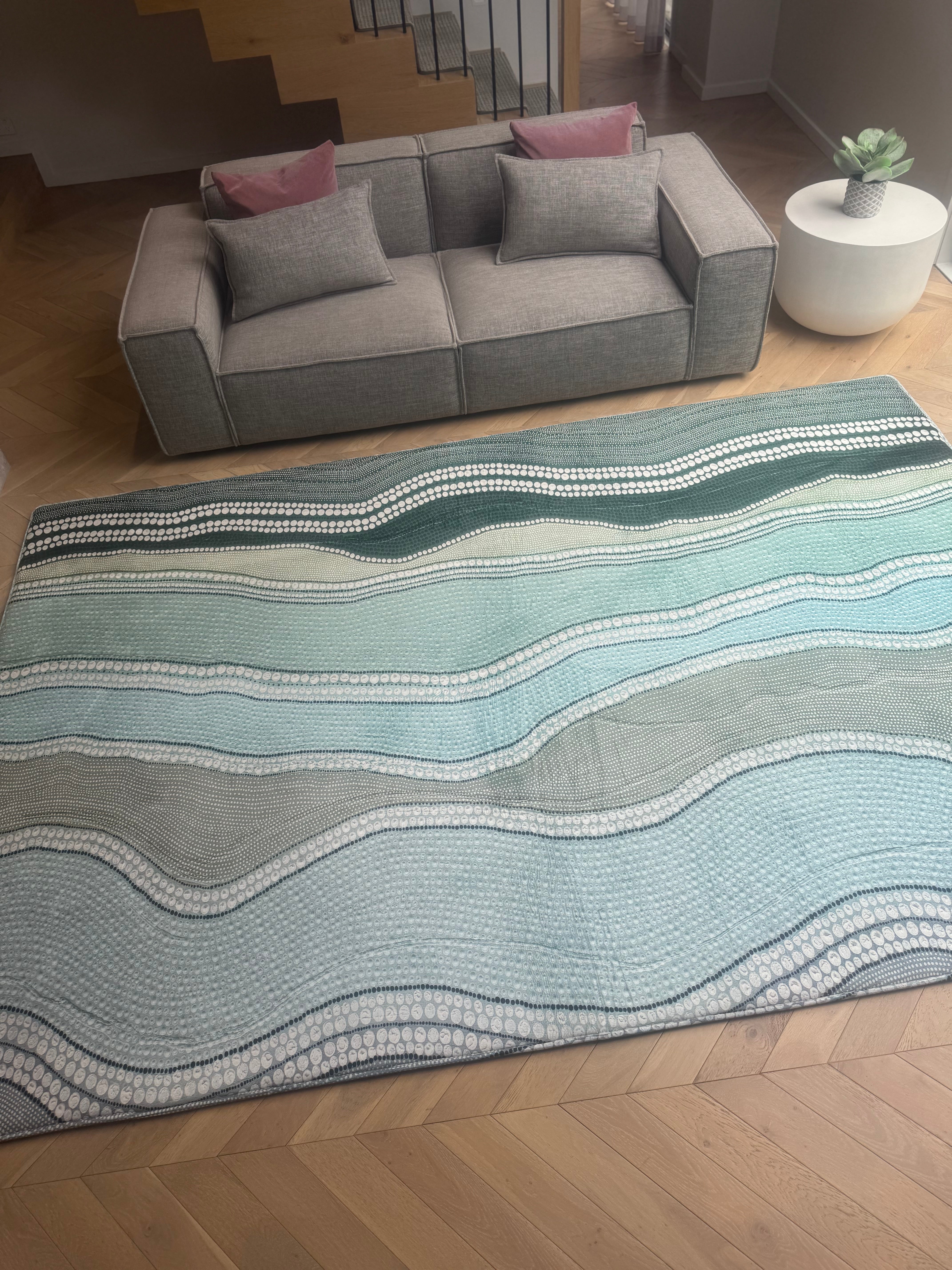 Memory Foam Rug - Artist Collection - The Snuggle Rug - Tatami Rug
