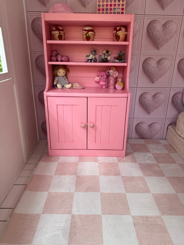 PREORDER - Blush Checkmate - Cubby Memory Foam Snuggle Rug