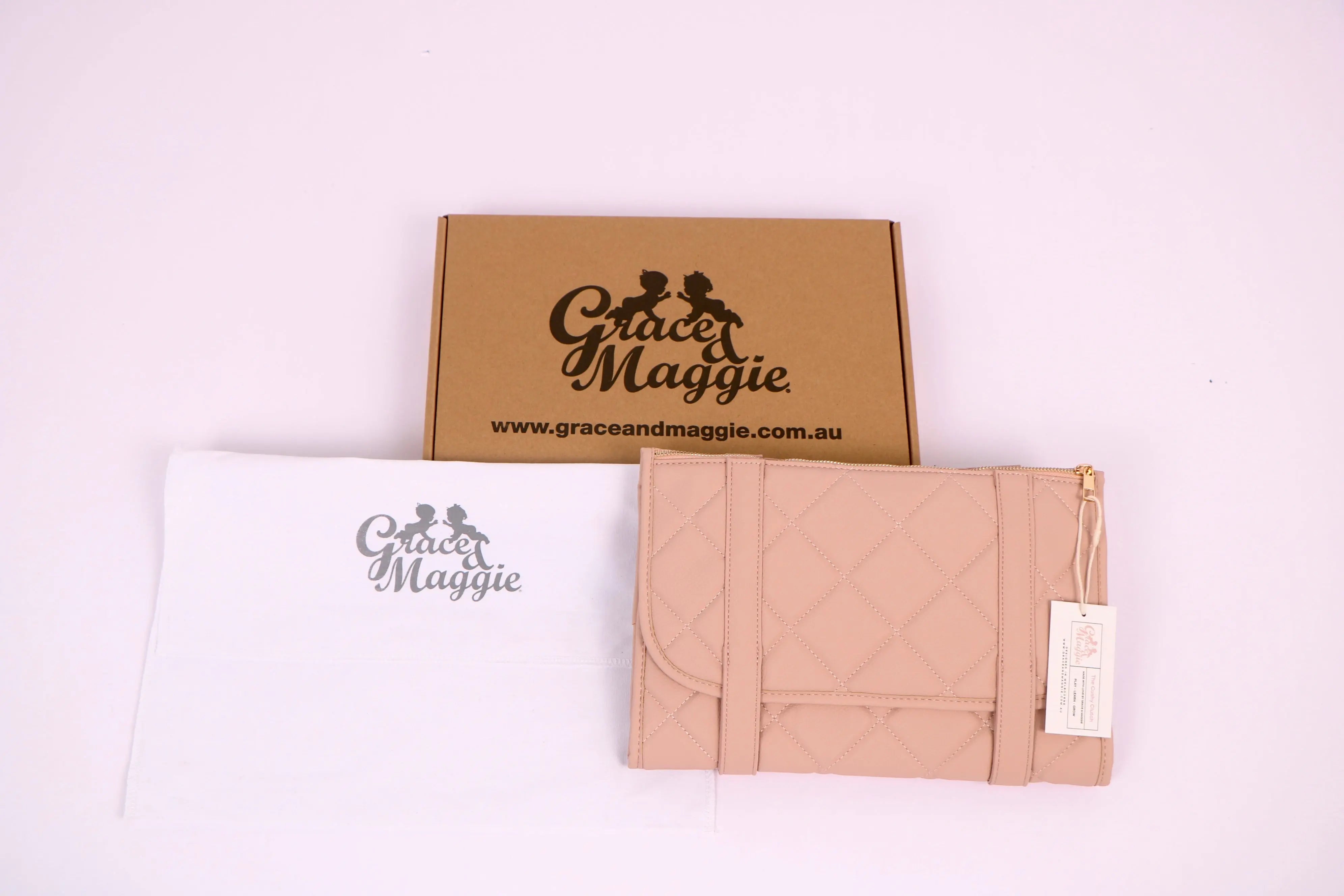 The Cushy Change Clutch - Nappy Change Wallet Grace & Maggie