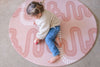 Baby Driver/Dusty Rose Boho - Round Playmat