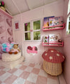 PREORDER - Blush Checkmate - Cubby Memory Foam Snuggle Rug