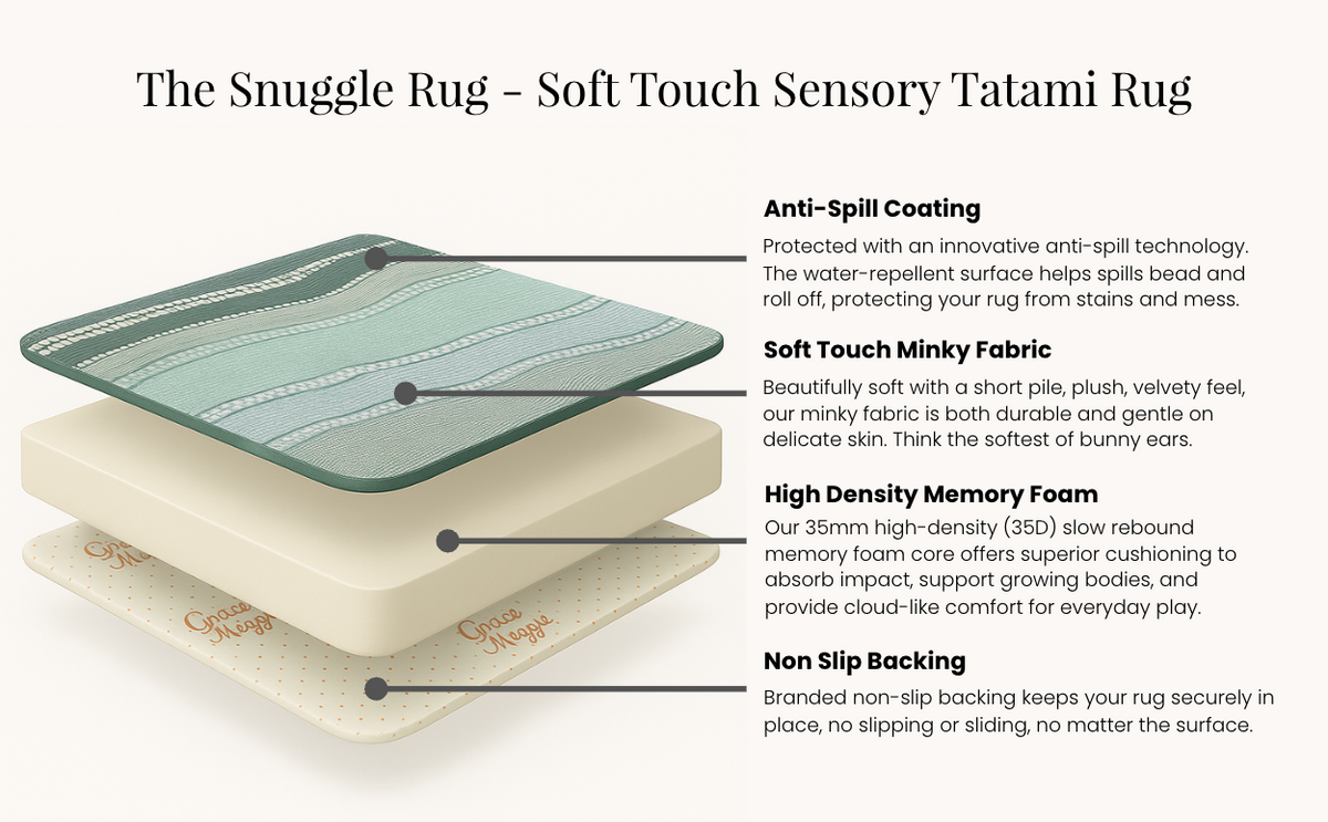 Archie Cloud Rug Archie Cloud Snuggle Rug | Sensory Tatami Mat