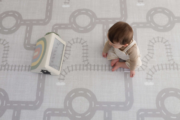 Archie / The Streets - Grey - Padded Playmat - Large