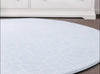 Forrest Baby Blue playmat. Side A has a blue geometric pattern.