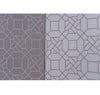 Two sides of My name is Earl playmat. Side A has a grey geometric pattern and side B has a dark grey geometric pattern.