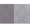 Two sides of My name is Earl playmat. Side A has a grey geometric pattern and side B has a dark grey geometric pattern.